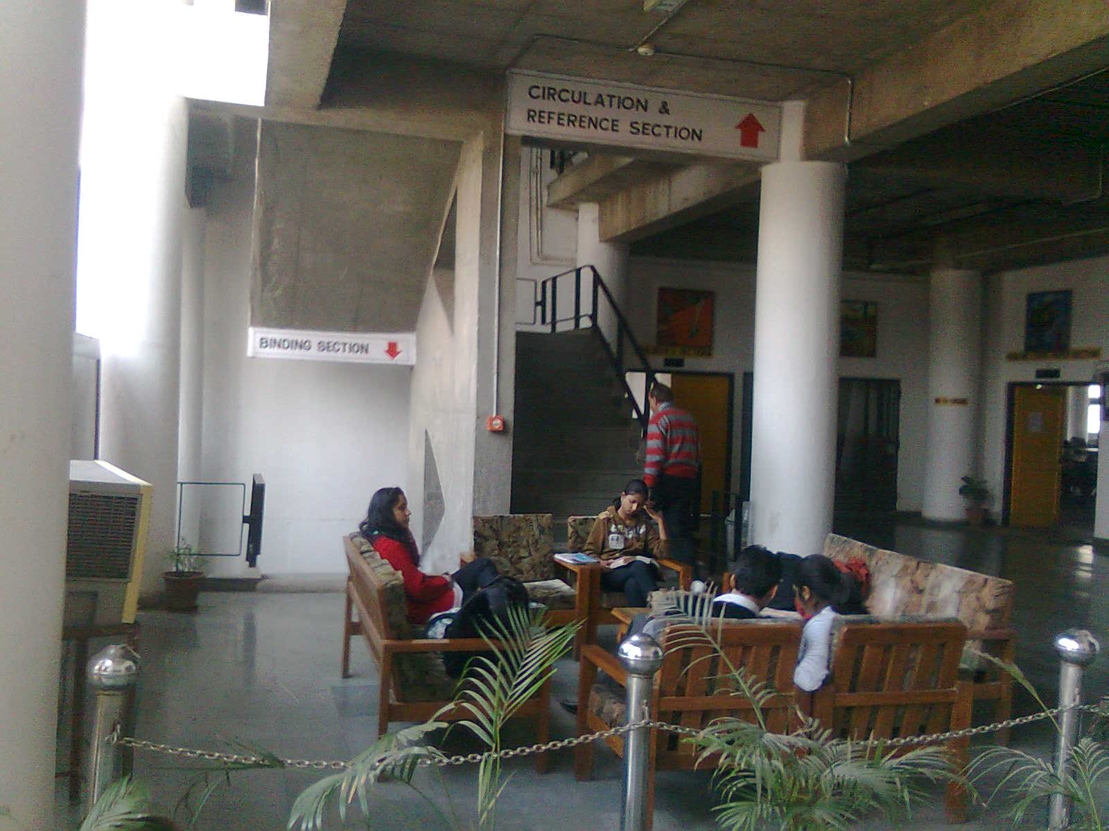 Visitor's Longe, State Library, Chandigarh