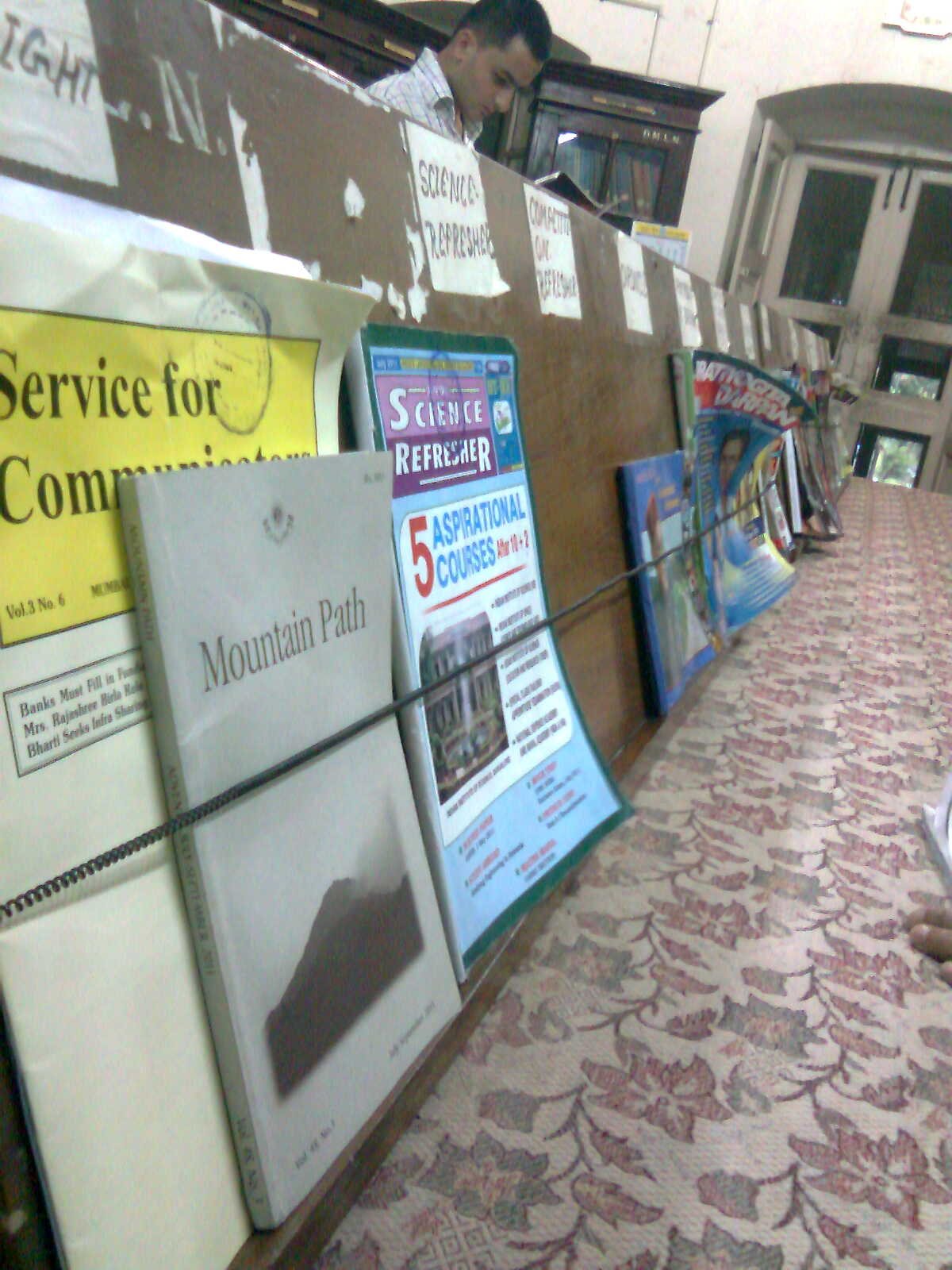 Magazines on Display, District Library,  Nahan (HP)